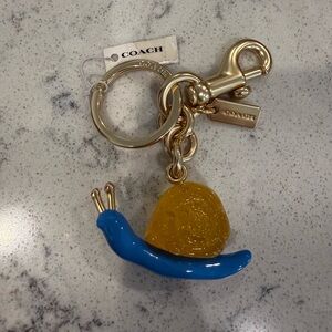 Coach Snail Keychain